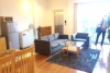 Lake view apartment with 2 bedrooms for rent in Kim ma area, Ba Dinh district. 